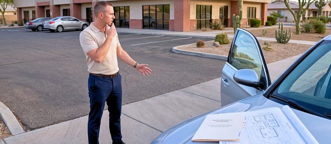 A buyer reviewing commercial zoning for a Lake Havasu property.