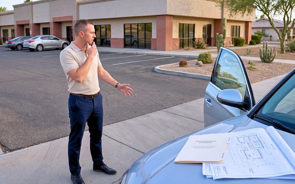 A buyer reviewing commercial zoning for a Lake Havasu property.