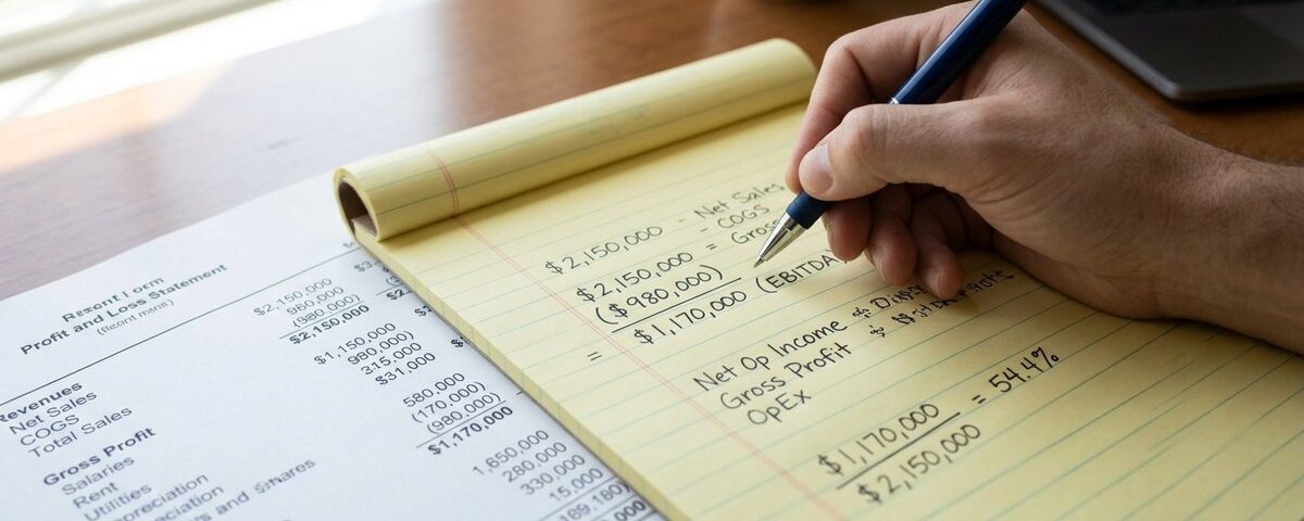 The Number Sellers Claim Versus the Number That Pencils ? business income verification commercial real estate